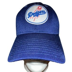Authentic New Era 39THIRTY Logo Fitted Stretch Cap-Los Angeles Dodgers Small/Med